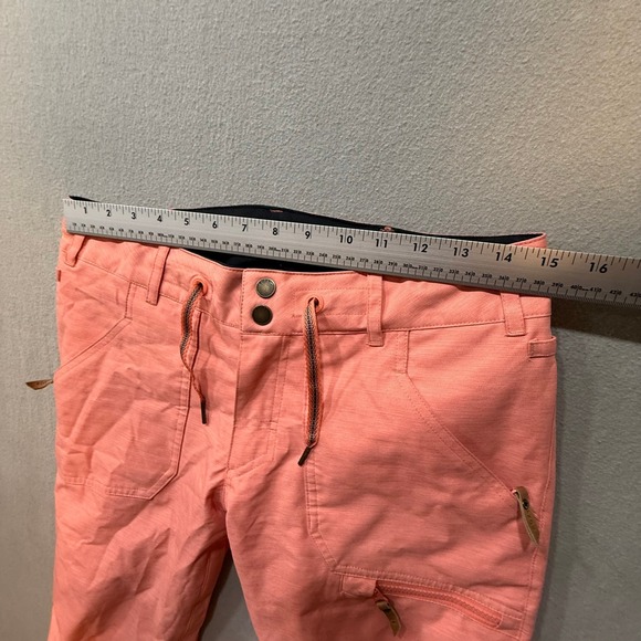 Roxy Backyard Snowboard Ski Pants‎ Coral Women Size S - Picture 3 of 15